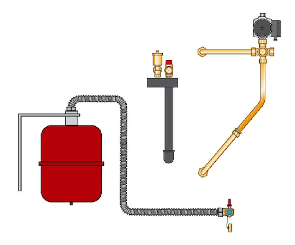 Image du produit KIT DE RACCORDEMENT CHAUFFAGE POUR PREMYS