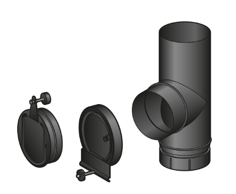 Image du produit MODERATEUR DE TIRAGE R&Eacute;GUL'TECH INOX 130