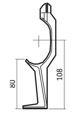 Image du produit PIED AMOVIBLE SAVANE 2-3-4 COL EN FONTE (l'unit&eacute;) C13910040