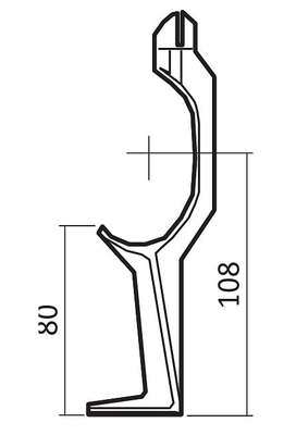 Image du produit PIED AMOVIBLE SAVANE 2-3-4 COL EN FONTE (l'unit&eacute;) C13910040