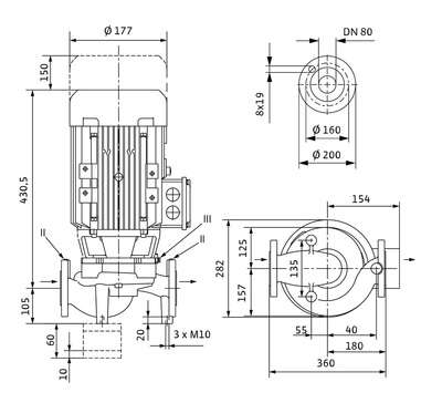 Image du produit POMPE IPL 80/140-1,1/4-IE3