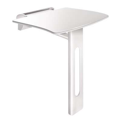 Image du produit SIEGE DOUCHE MURAL RABATTABLE BE-LINE BLANC MAT