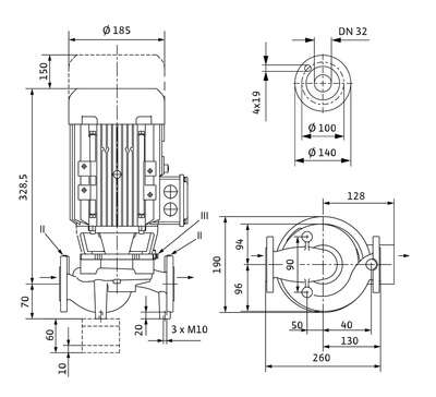 Image du produit POMPE IPL32/105-0,75/2-P2