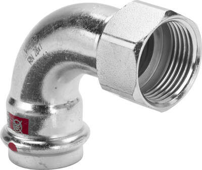 Image du produit COUDE 90&deg; FEMELLE ELECTROZINGUE A SERTIR