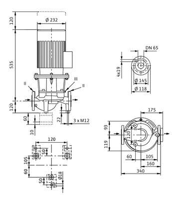 Image du produit ATMOS GIGA-I 65/105-4/2 POMPE EG