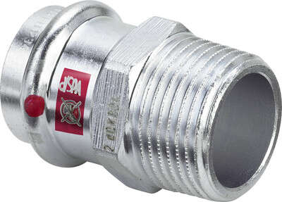 Image du produit RACCORD MALE ELECTROZINGUE A SERTIR