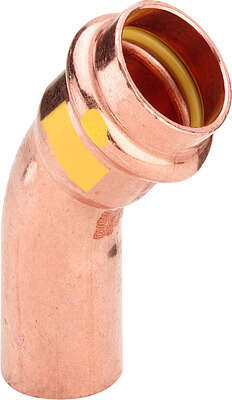 Image du produit COUDE 45&deg; MALE / FEMELLE GAZ CUIVRE A SERTIR VIEGA