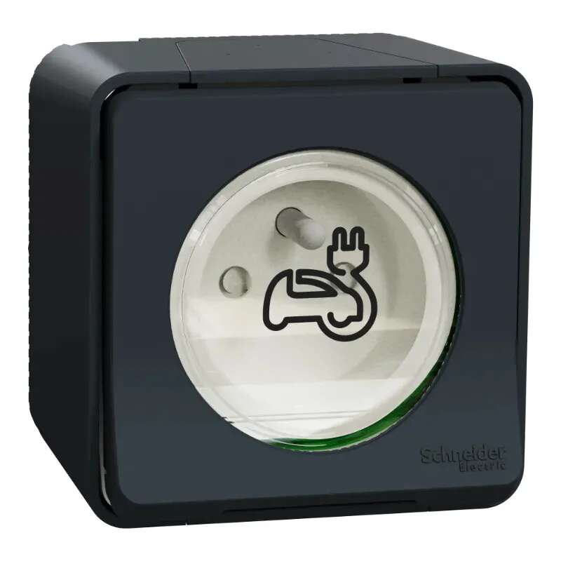 Image du produit PRISE COURANT RENFORCEE 2P+T SAILLIE IP55 GRIS