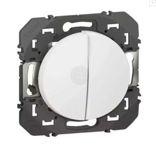 Image du produit POUSSOIR  DOUBLE DOOXIE FINITION BLANC