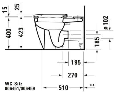 Image du produit ABATT.HAPPY D2 BLANC 006459000 FERMETURE RALENTIE