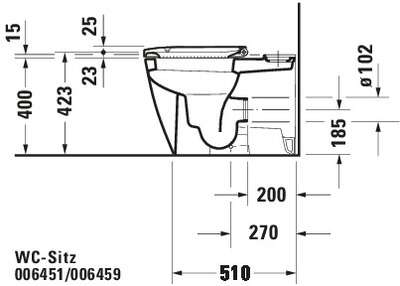 Image du produit ABATT.HAPPY D2 BLANC 006459000 FERMETURE RALENTIE