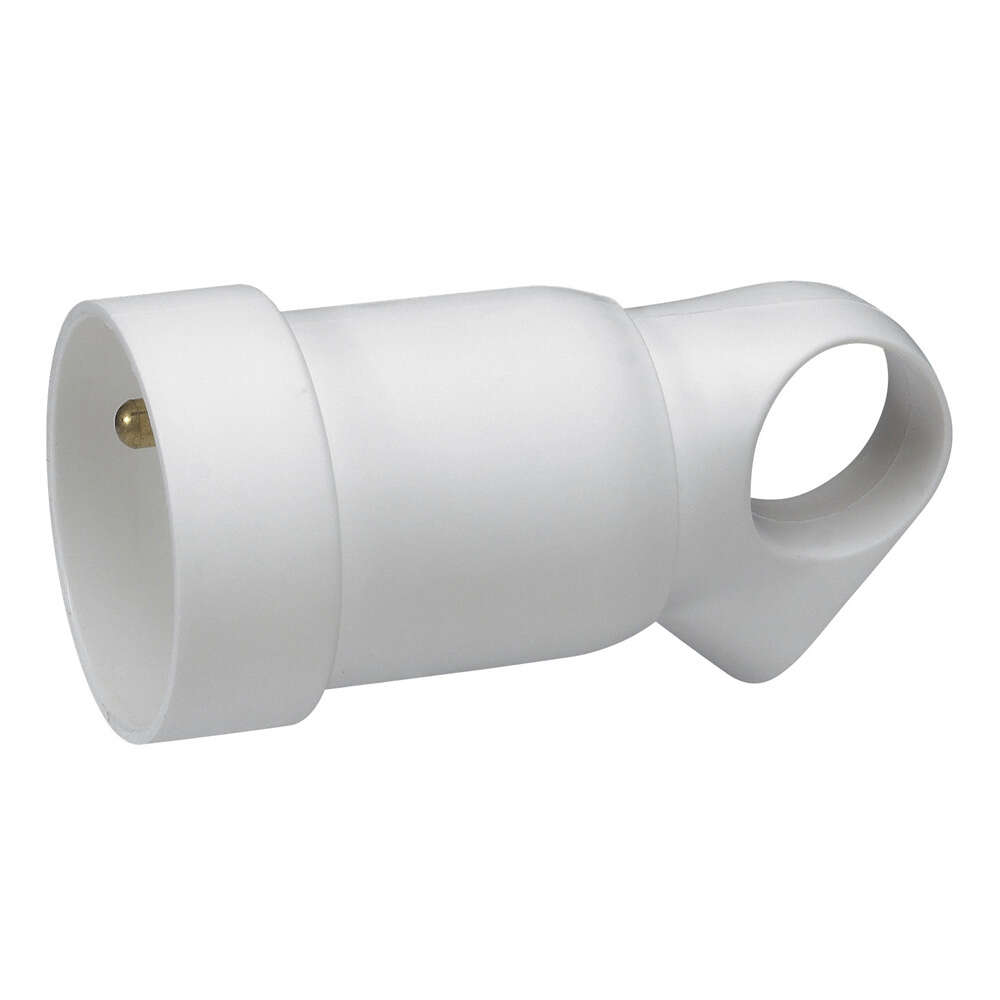 Image du produit FICHE PLASTIQUE FEMELLE  16A 2P+T ANNEAU BLC