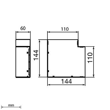 Image du produit ANGLE PLAT 60X110