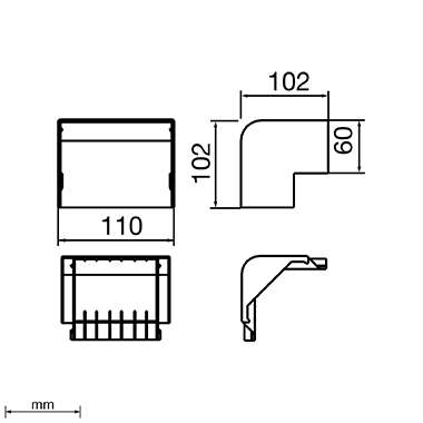 Image du produit ANGLE EXT&Eacute;RIEUR 60X110