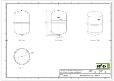 Image du produit VASE EXPANSION A MENBRANE REFLEX
