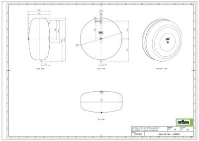 Image du produit VASE EXPANSION C 80L A VESSIE DISQUE
