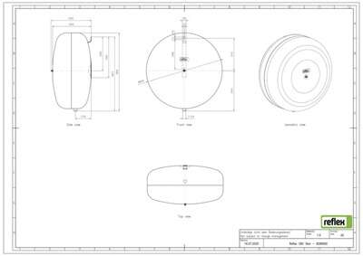 Image du produit VASE EXPANSION C 80L A VESSIE DISQUE