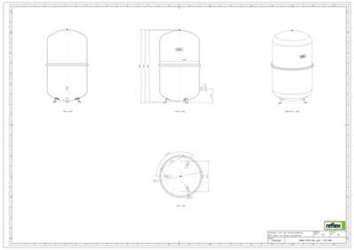 Image du produit VASE EXPANSION N 140L A MEMBRANE
