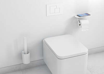Image du produit ENSEMBLE ACCESSOIRES TOILETTES BLANC MAT WALLSTRORIES