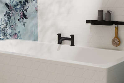 Image du produit ENSEMBLE ACCESSOIRES BAIGNOIRE WALLSTORIS NOIR MAT