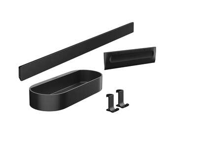 Image du produit ENSEMBLE ACCESSOIRES BAIGNOIRE WALLSTORIS NOIR MAT