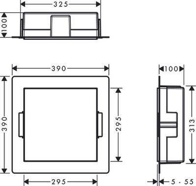 Image du produit NICHE MURALE XTRASTORIS MINIMALISTIC 30x30x10