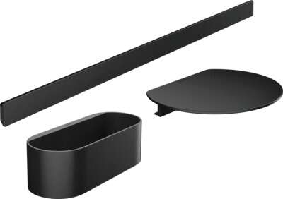 Image du produit ENSEMBLE D'ACCESSOIRES PR SALLE DE BAIN WALLSTORIS NOIR MAT