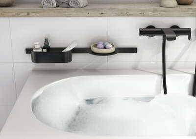 Image du produit ENSEMBLE D'ACCESSOIRES PR SALLE DE BAIN WALLSTORIS NOIR MAT