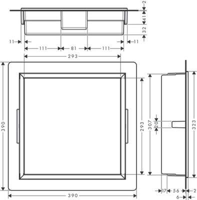 Image du produit NICHE MURALE XTRASTORIS ORIGINAL 30X30X7