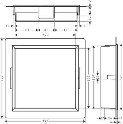 Image du produit NICHE MURALE XTRASTORIS ORIGINAL 30X30X7