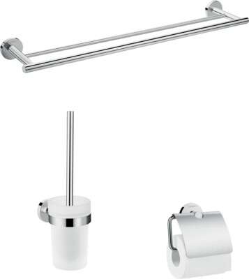 Image du produit ENSEMBLE D'ACCESSOIRES POUR SALLE DE BAIN CHROME