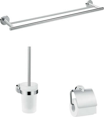 Image du produit ENSEMBLE D'ACCESSOIRES POUR SALLE DE BAIN CHROME