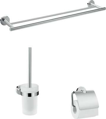 Image du produit ENSEMBLE D'ACCESSOIRES POUR SALLE DE BAIN CHROME
