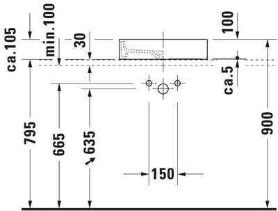 Image du produit VASQ.&Agrave; POSER STARCK 1 03874700 470 mm MEULEE - BLANCHE