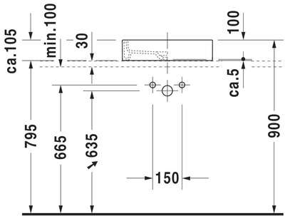 Image du produit VASQ.&Agrave; POSER STARCK 1 03874700 470 mm MEULEE - BLANCHE