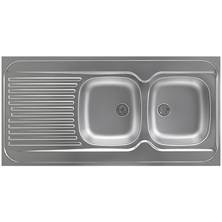 Image du produit EVIER A POSER MONOBLOC INOX 18/10 L120 TOIL&Eacute;