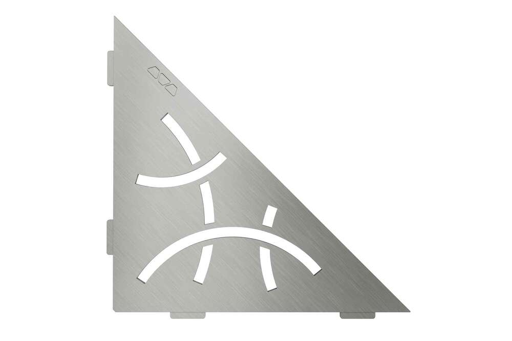 Image du produit TABLETTE CURVE E-S1 210x210mm ACIER INOX BROSSE