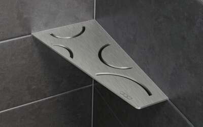 Image du produit TABLETTE CURVE -E-S3 154x295mm ACIER INOX BROSSE
