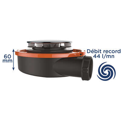 Image du produit BONDE DOUCHE GRAND DEBIT FLUSH 44L/min