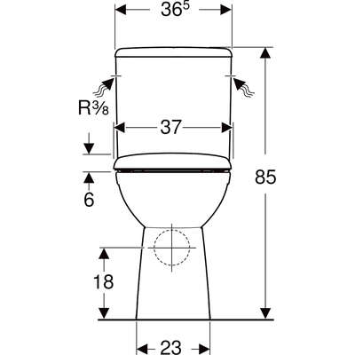 Image du produit PACK WC SOL RENOVA SH SURELEVE RIMFREE