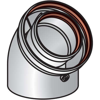 Image du produit ELEMENT COUDE 45&deg; 60/100 E.P EC 45&deg; 60 E.P