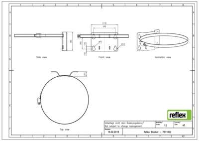 Image du produit SUPPORT VASES DE 8 A 25 L REFLEX N