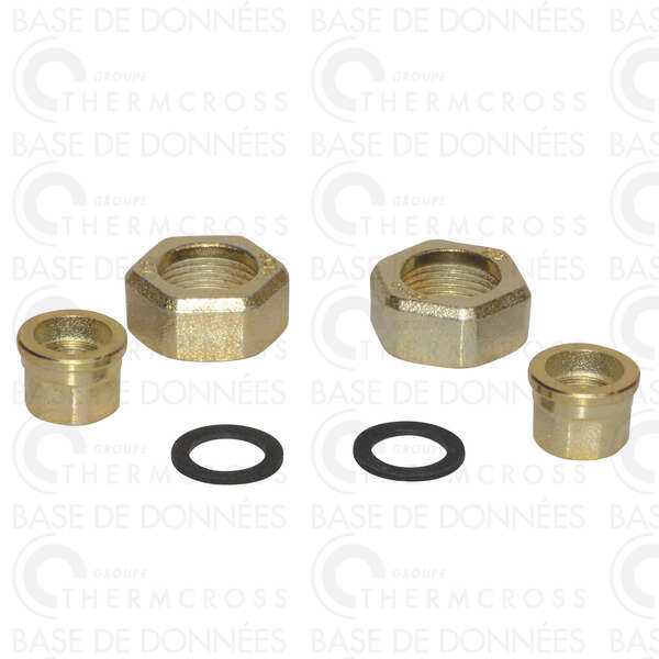 Image du produit JEU RACC UNION  CIRCULATEUR DN 20  F 1">F 1/2"