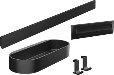Image du produit ENSEMBLE ACCESSOIRES BAIGNOIRE WALLSTORIS NOIR MAT