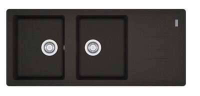 Image du produit EVIER MALTA 1160x500 2 CUVES ONYX