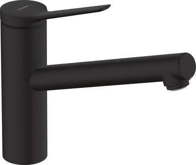 Image du produit MITIGEUR EVIER ZEZIS 1 JET NOIR MAT