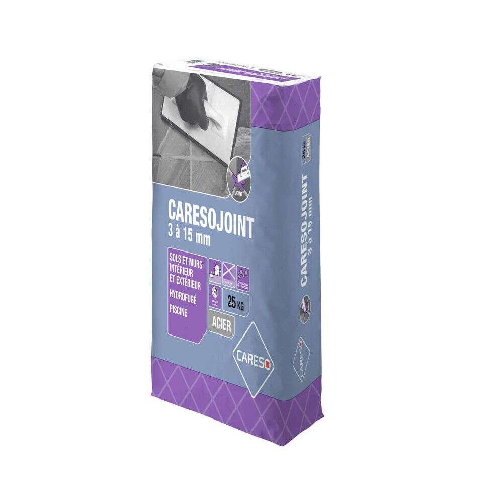 Image du produit CARESOJOINT 3-15mm GRIS ACIER SAC 25kg