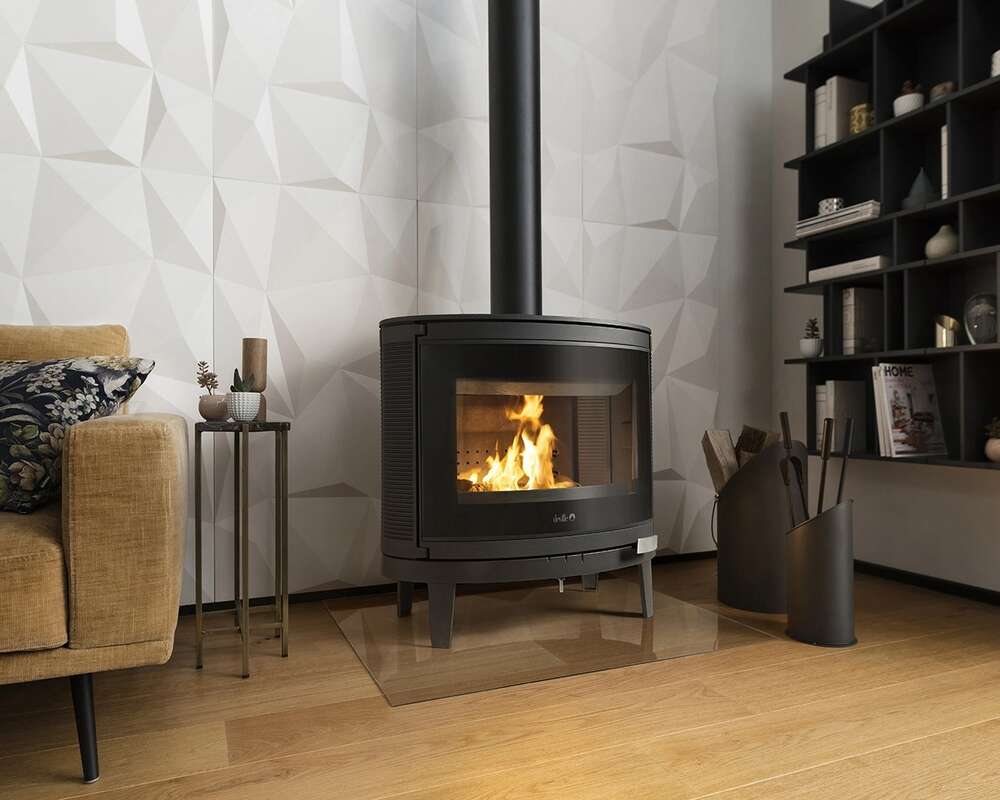 Image du produit Po&ecirc;le &agrave; bois Fonte IKARI anthracite  9kW