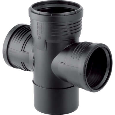 Image du produit EMBR. COMBINE DEPART COUDE D.110/50 Silent PP