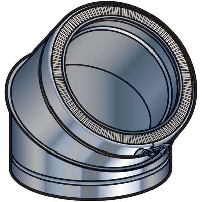 Image du produit ELEMENT COUDE 45&deg; EC 45-150 ZI INTERIEUR